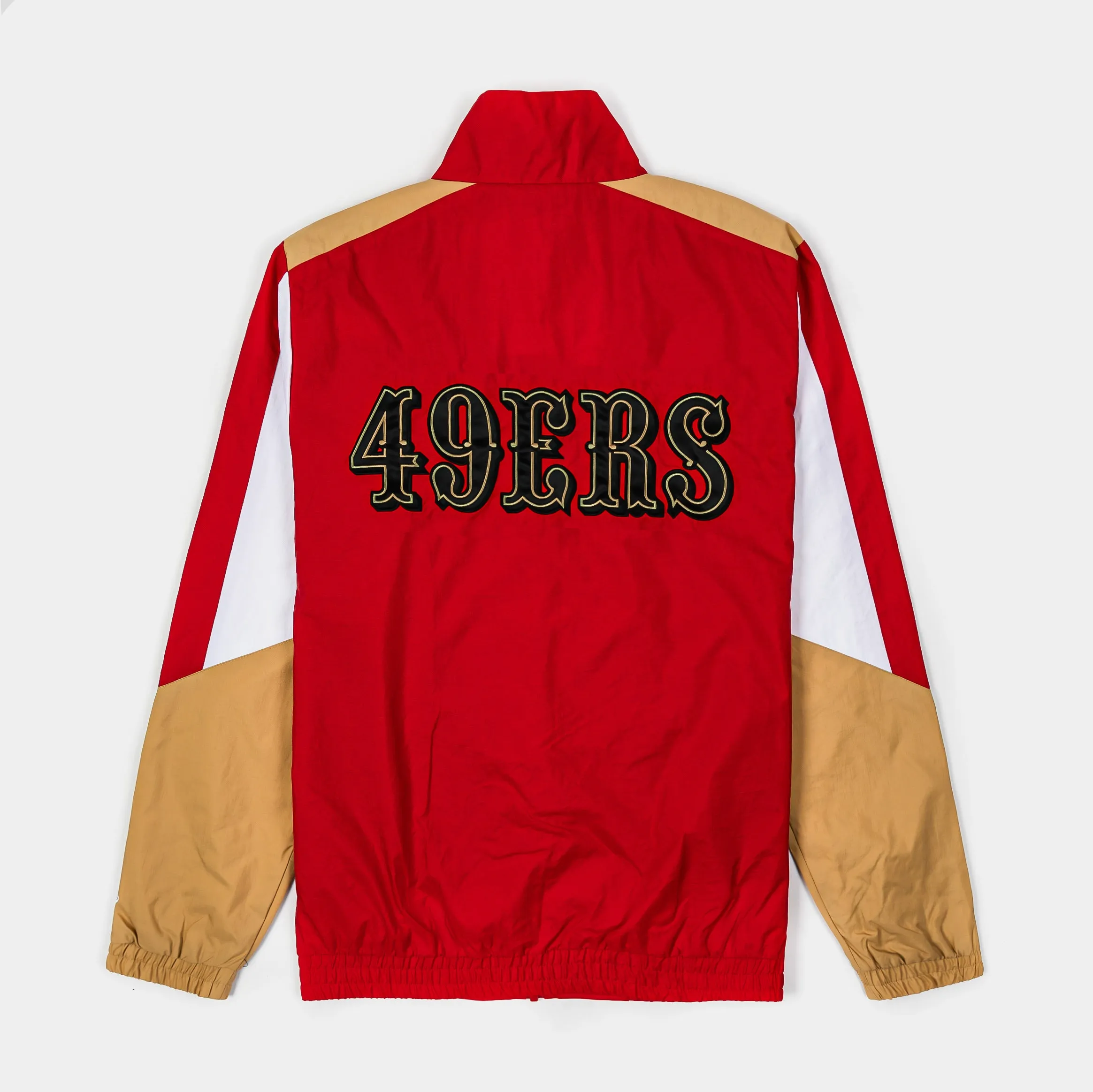 San Francisco 49ers Sprinter Light Weight Mens Jacket (Red/Gold)