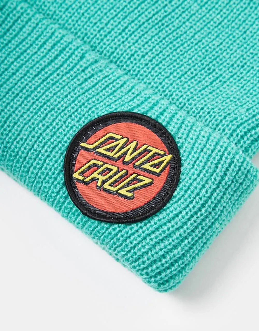 Santa Cruz Classic Dot Beanie - Aqua