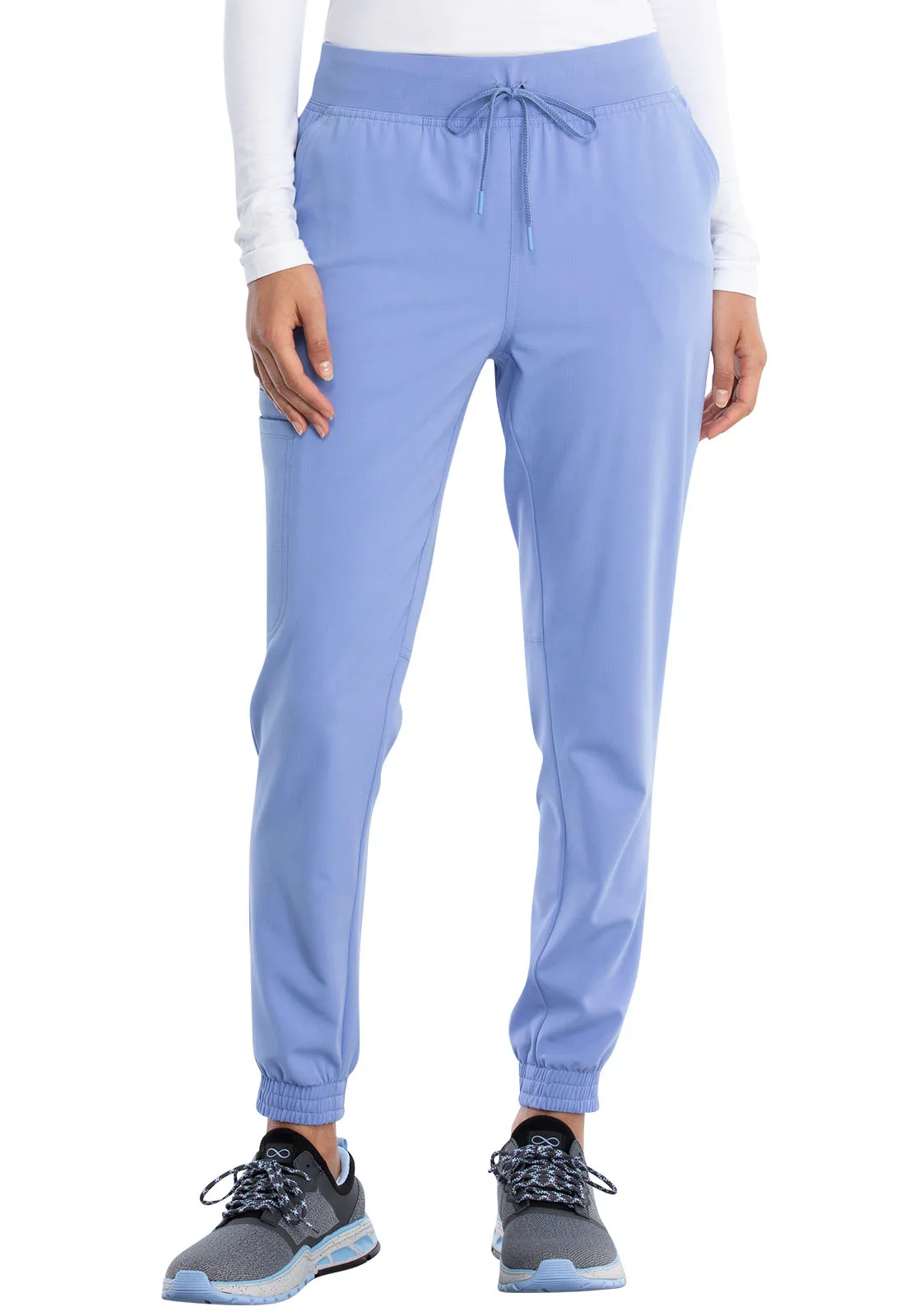 Scrub Pants - Cherokee Women's Euphoria Mid Rise Jogger - Ciel, CK260A