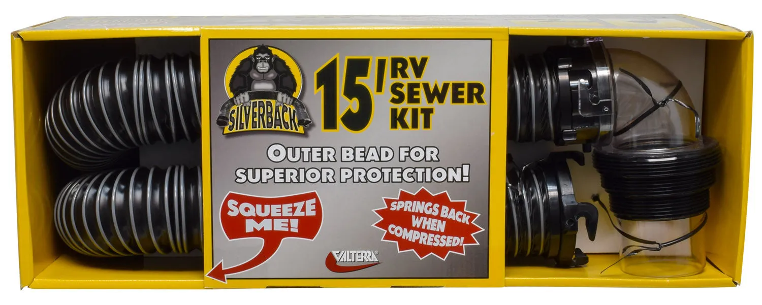 Silverback, 15′ Sewer Hose Kit by Valterra (D04-0650)