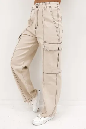 Stevie Cargo Pant Natural