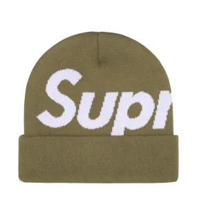 Supreme Big Logo Beanie Olive