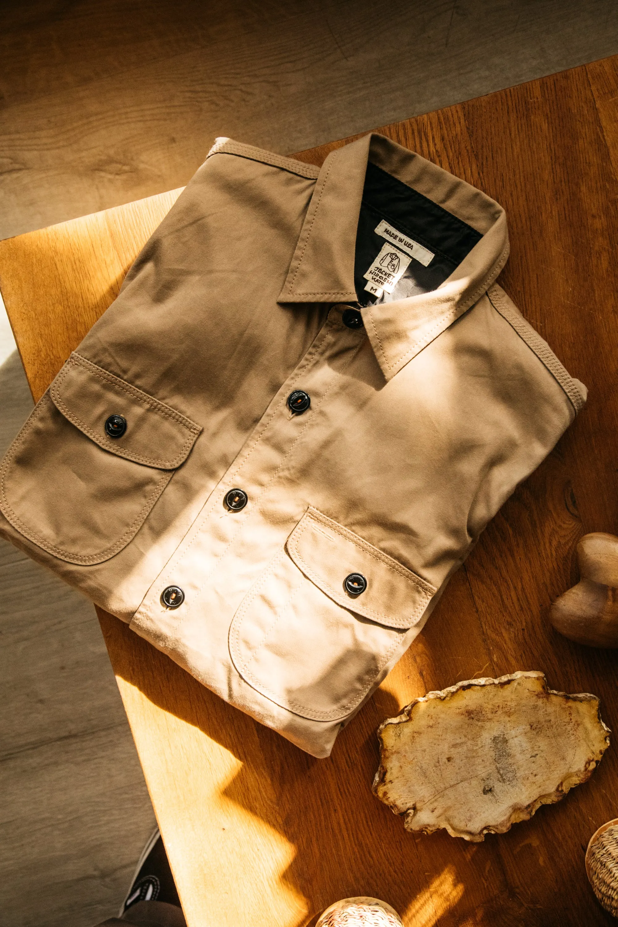 The Anvil Oxford Paraffin Wax Jacket - Khaki