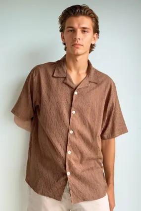 The Mosaic Shirt - Brown