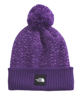 The North Face Girls Chevron Pom Beanie