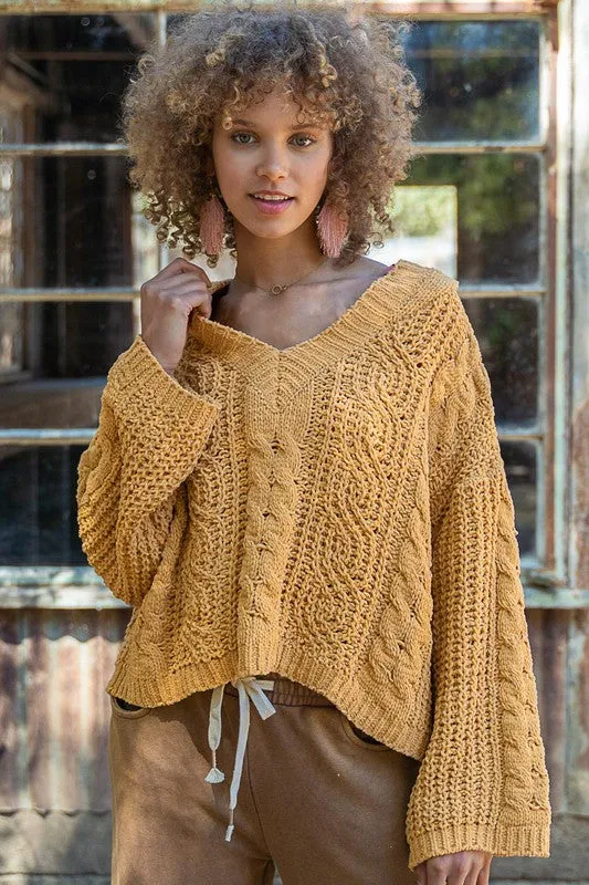 Twisted Knit Sweater