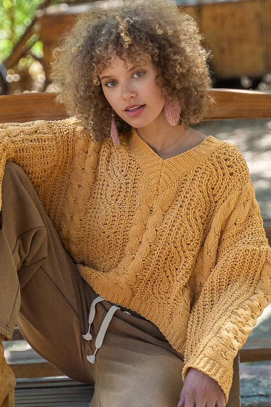 Twisted Knit Sweater