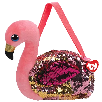 TY Beanie Boo Gilda Sequin Purse 8"